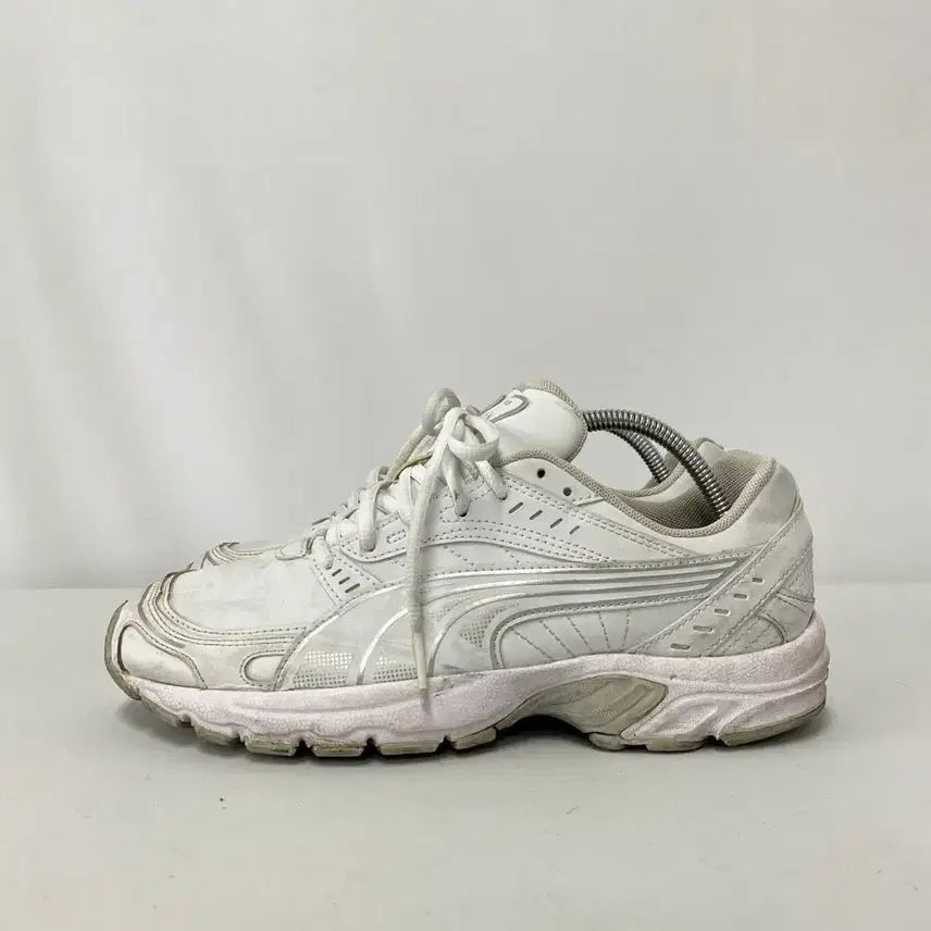 [BUNJANG] Puma Axis White Sneakers (270mm) / 156. 푸마 엑시스 화이트 운동화[270]