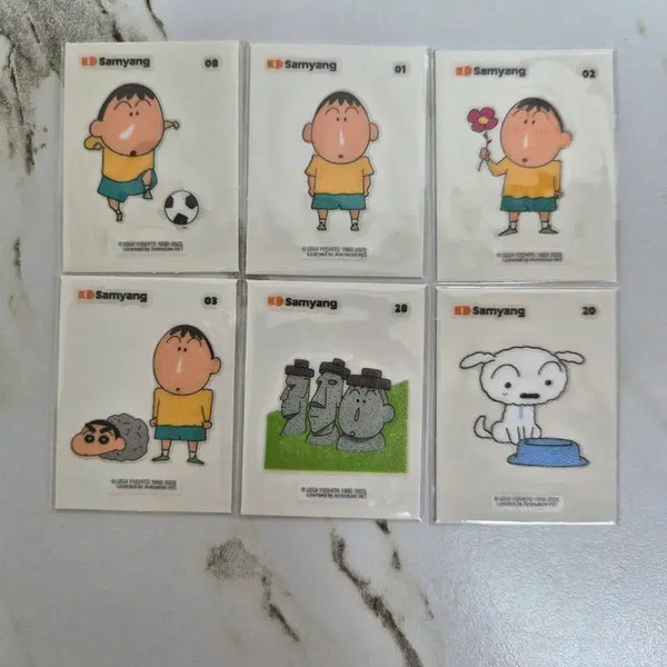 [BUNJANG] Sealed Movie Character Stickers Bundle Set / 맹구띠부씰
