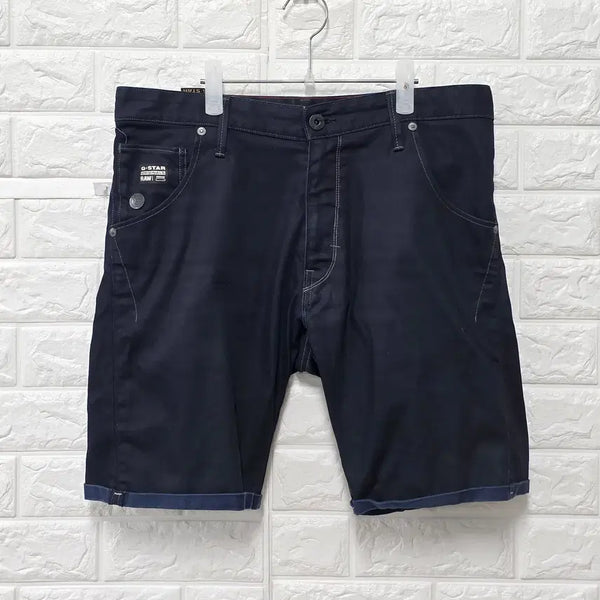 [BUNJANG] G-Star RAW 34-Inch Denim Shorts E464 / 34인치 지스타 로우 GSTAR RAW 데님 청 반바지 E464