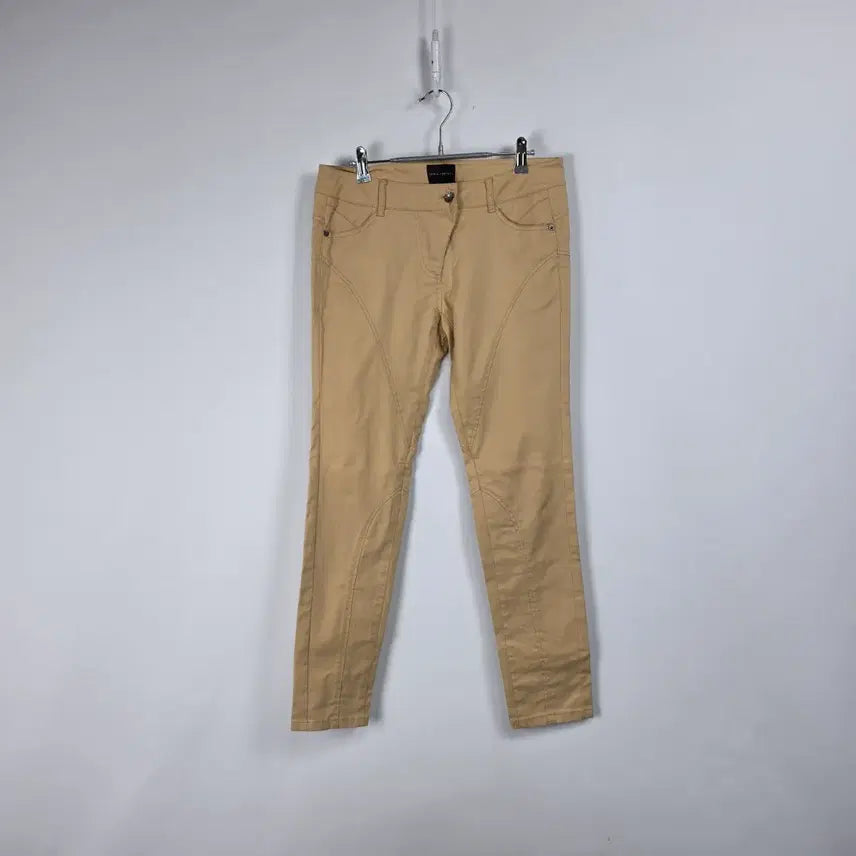 [BUNJANG] Chris Christy Beige Panel Skinny Jeans (Women's 31-inch) / 크리스크리스티 베이지 절개 스키니진 여 31인치 260804