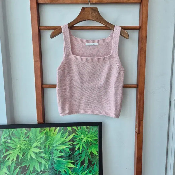 [BUNJANG] MERIGE Pink Bustier Knit / (새상품) MERIGE 뷔스티에 니트 연핑크