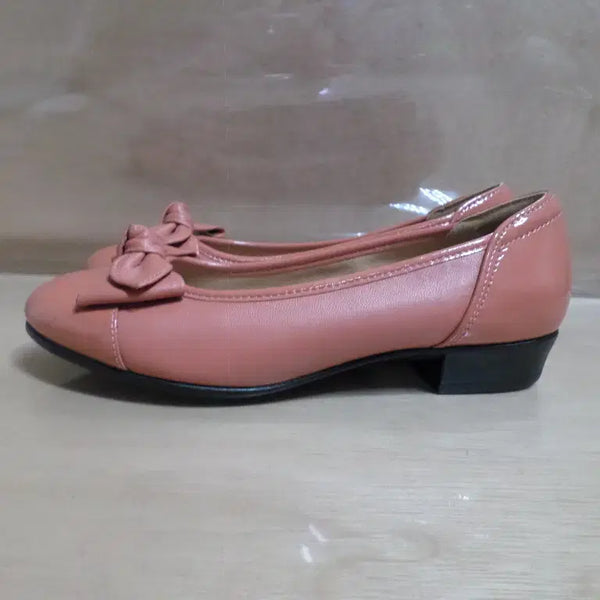 [BUNJANG] Bru Maas Ribbon Pink Loafers / 후루룩구제3 235 브루마스 단화 구두 리본 핑크 로퍼 260804