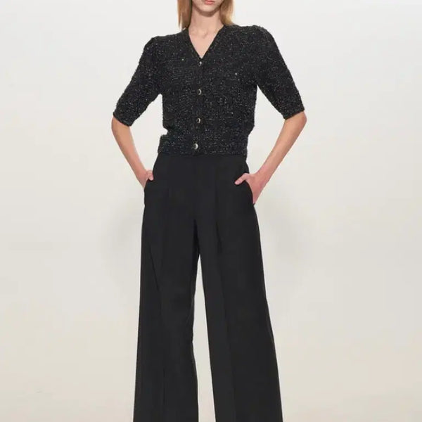 [BUNJANG] 24 TIME Wool High-Waist Wide Pants / 24 TIME 타임 울 하이웨스트 와이드 팬츠 67