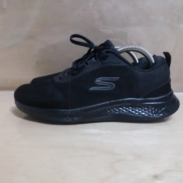 [BUNJANG] Skechers GoWalk Lite Black Sneakers (260804) / 후루룩구제3 255 스케쳐스 스케치 라이트 블랙 고워크 운동화 260804