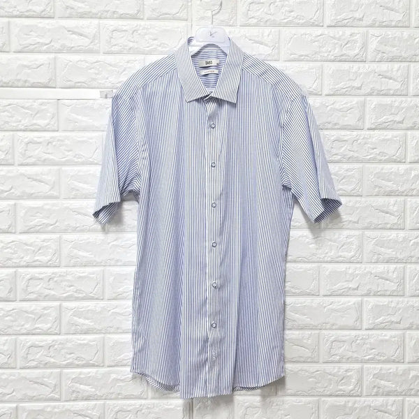 [BUNJANG] DAKS Striped Short-Sleeve Shirt / 100 닥스 DAKS 스트라이프 반팔 셔츠 남방 E470