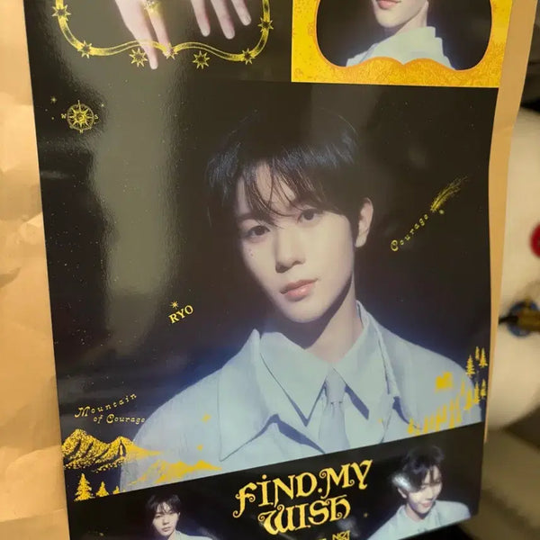 [BUNJANG] NCT WISH Ryo Birthday Poster / 메가커피 엔시티위시 료 생일 포스터