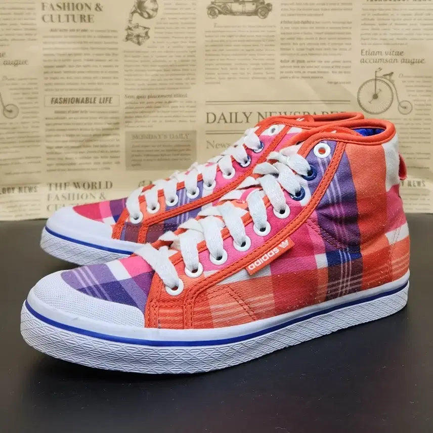 [BUNJANG] Adidas Honey Mid Women's High-Top Shoes (240) / 아디다스 허니 미드 여성하이탑 240