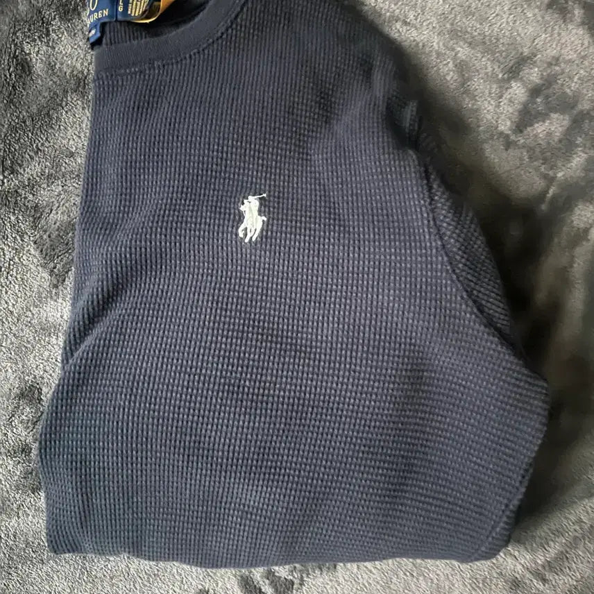 [BUNJANG] Polo Ralph Lauren Waffle Long Sleeve Navy / 폴로 랄프로렌 와플 롱슬리브 네이비