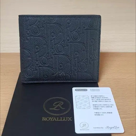 [BUNJANG] Dior Gravity Bifold Wallet Black / (미사용)디올 그래비티 반지갑/지갑 새상품급 정품(감정서O)