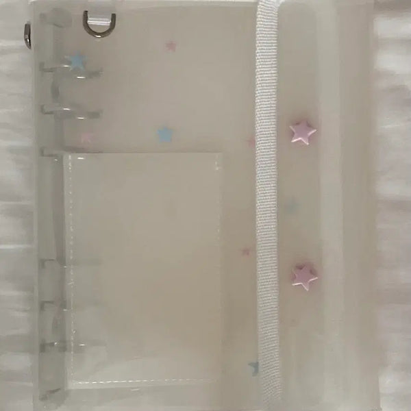 [BUNJANG] Overable Crush A6 Star Retro Binder Pink / 어버블크러쉬 a6 별 레트로 바인더 핑크
