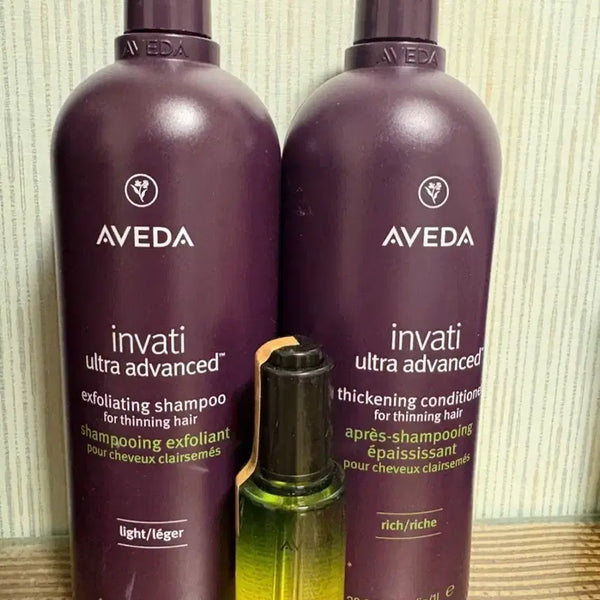 [BUNJANG] Aveda Invati Ultra Advanced Shampoo & Conditioner with Miracles Oil Set / 아베다 인바티 울트라 어드밴스드 샴푸 컨디셔너 미라큘러스 오일 세트