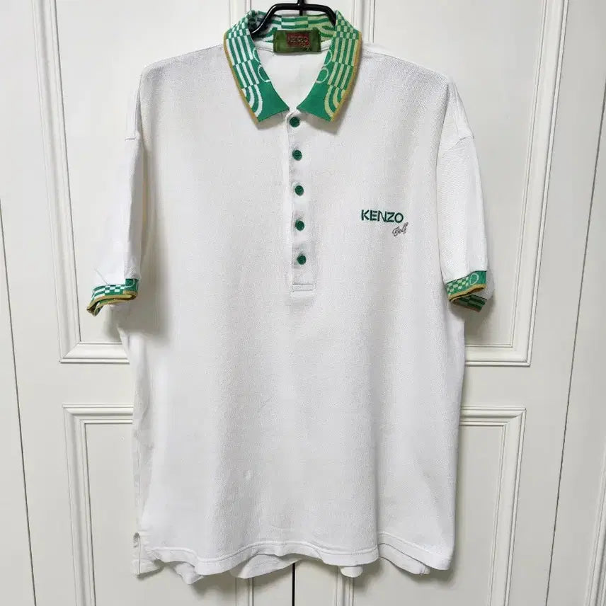 [BUNJANG] Kenzo Golf Men's Short Sleeve Polo Shirt / (100~105)겐죠 골프 남성 카라 반팔티