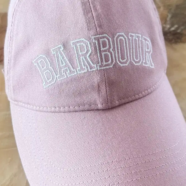 [BUNJANG] Barbour Pink Baseball Cap / 바버 볼캡 모자