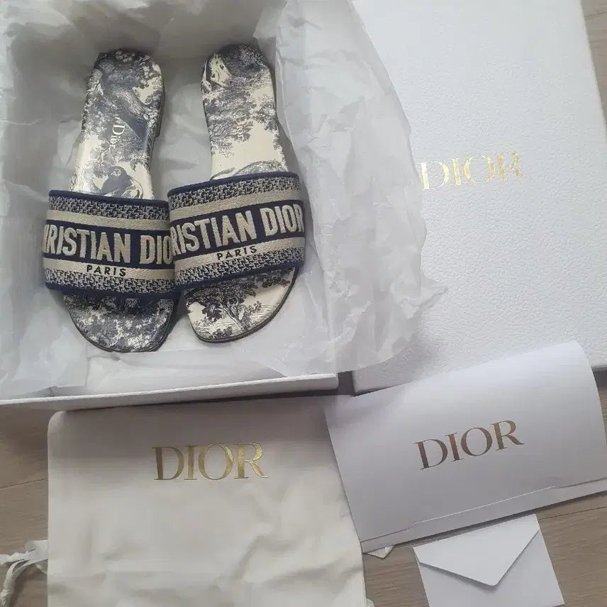 [BUNJANG] Dior Dway Mule Slippers Size 36 (230) Full Set / 디올 디웨이 뮬 슬리퍼 36 (230) 풀구성