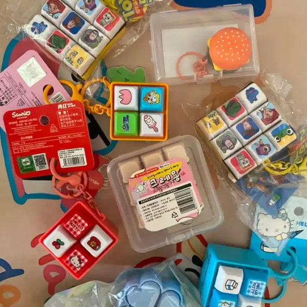 [BUNJANG] Character Keyring Set / 키캡 키링