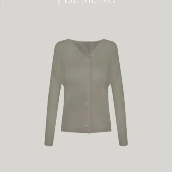 [BUNJANG] Jade Mong Summer Mesh V-Neck Cardigan Top Beige / 제이드몽 썸머 매쉬 브이넥 가디건 토프베이지