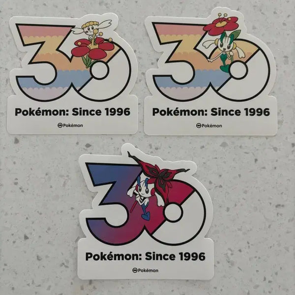 [BUNJANG] Pokemon 30th Anniversary Sticker Plate Series / 포켓몬 30주년 스티커 플라엣테 시리즈