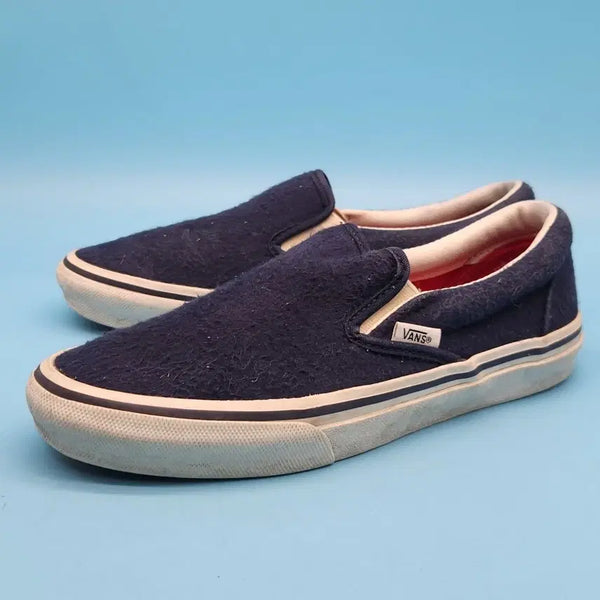 [BUNJANG] Vans Navy Slip-On Shoes (245mm) / 반스 네이비 슬립온 245