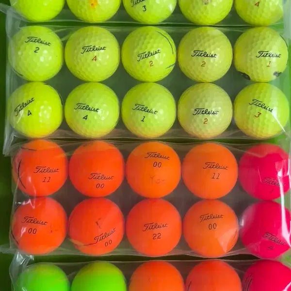 [BUNJANG] Titleist 2-Piece Color Golf Balls (40-Count) / 타이틀리스트 2피스 컬러볼 40개