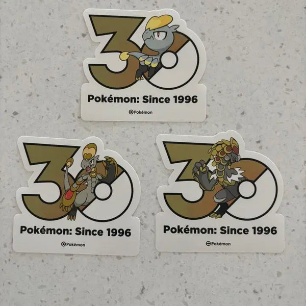 [BUNJANG] Pokemon 30th Anniversary Sticker Jangmo-o Series / 포켓몬 30주년 스티커 짜랑고우거 시리즈