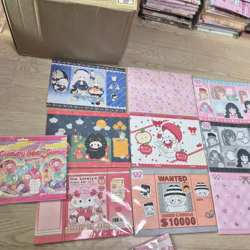 [BUNJANG] Bibi Mokko Lala Princess Wrapping Paper Set / 비비 모꼬 라라씨 공주 랩핑지