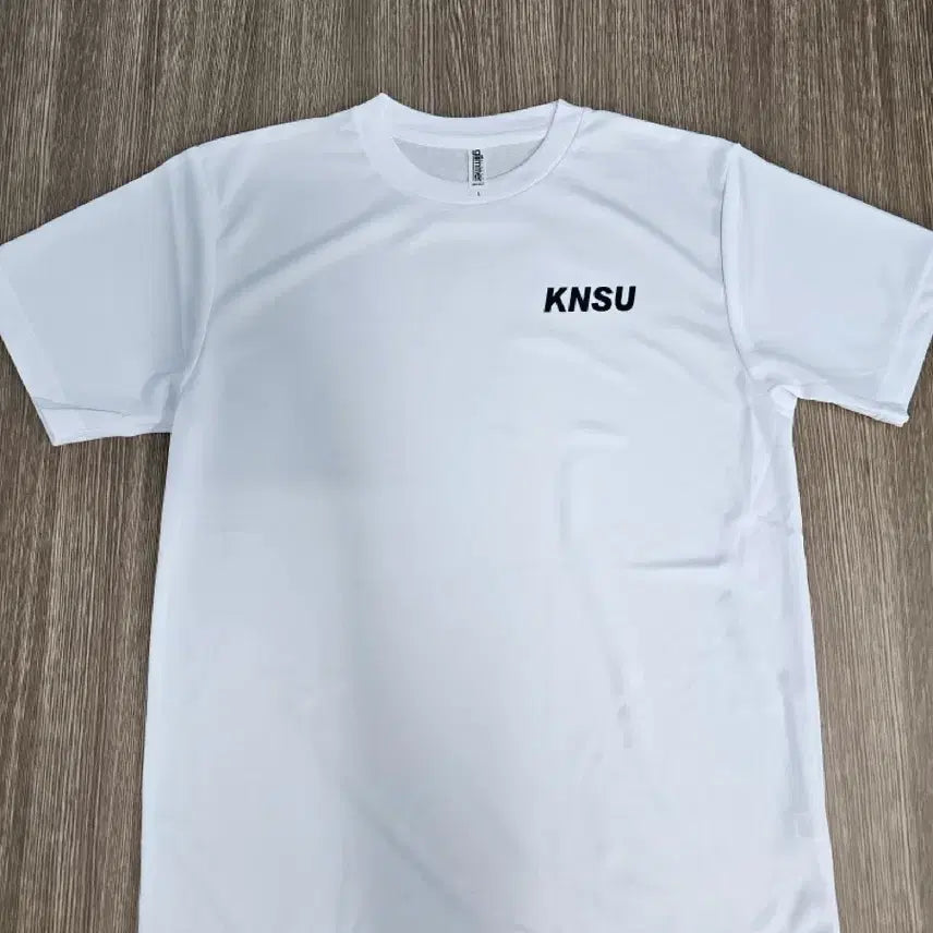 [BUNJANG] KNSU Logo Short Sleeve T-Shirt / 흰색 & 검정 체대 반팔티팝니다
