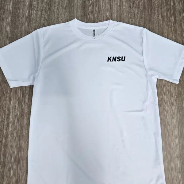 [BUNJANG] KNSU Logo Short Sleeve T-Shirt / 흰색 & 검정 체대 반팔티팝니다
