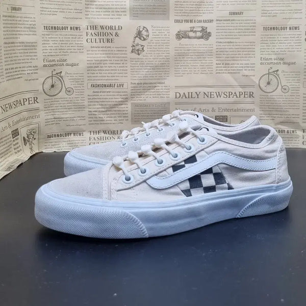 [BUNJANG] Vans Bass & Eye Checkerboard Sneakers / 반스 배스앤아이 체커보드 스니커즈 235