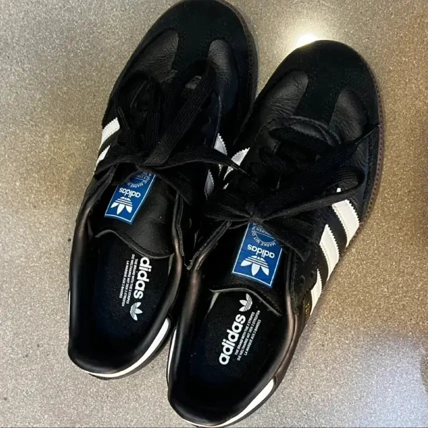 [BUNJANG] Adidas Samba Black Sneakers / 아디다스 삼바 블랙 스니커즈