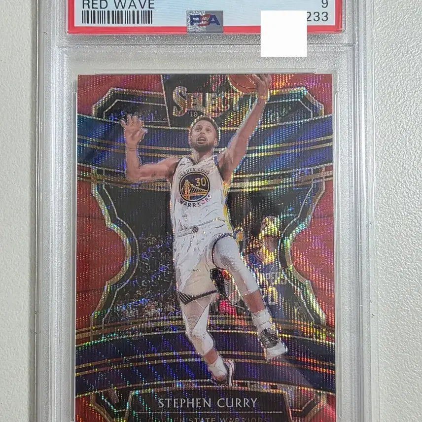 [BUNJANG] Stephen Curry 2019-20 Panini Select Red Wave Card PSA 9 / 2019-20 nba 스테판 커리 파니니 셀렉트 레드 웨이브 카드 psa 9