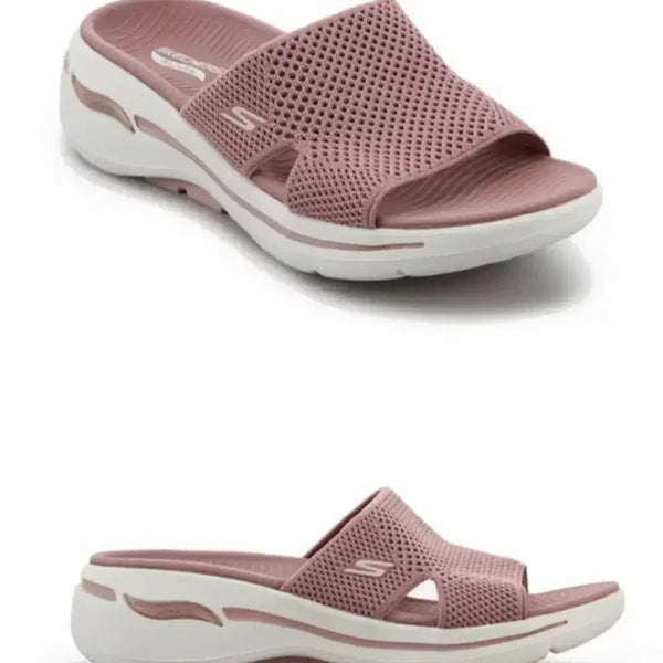 [BUNJANG] Skechers GoWalk Arch Fit Sandals Pink 240 / 스케쳐스 고워크 아치핏 샌들 240 [새상품]