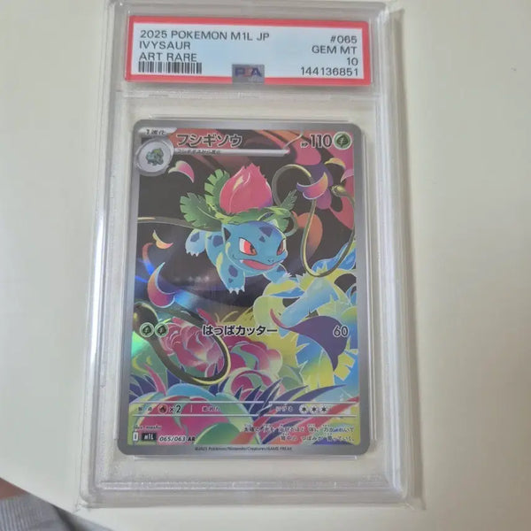 [BUNJANG] Pokemon Venusaur AR PSA 10 Graded Card / 포켓몬 카드 이상해풀  AR psa 10 등급