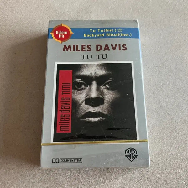 [BUNJANG] Miles Davis Tutu Jazz Cassette Tape (Korean First Press, Sealed) / 80년대 Miles Davis 마일스데이비스 Tutu 재즈 Jazz 국내 라이센스 초판 미개봉 카세트테이프