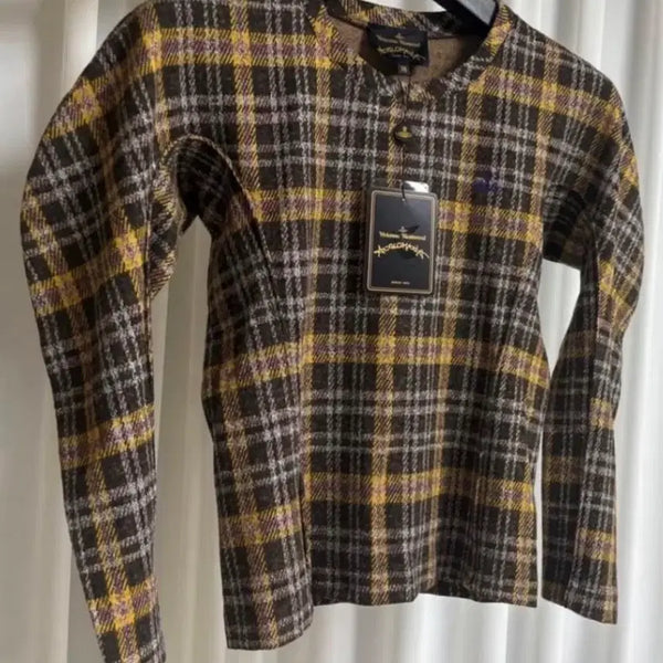 [BUNJANG] Vivienne Westwood Checked Top / 비비안웨스트우드 체크 탑