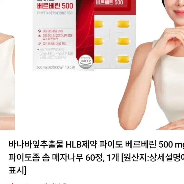 [BUNJANG] HLB Pharma Phyto Berberine 500 (60 Tablets) / [저속노화, 폴리페놀]HLB제약-파이토 베르베린 500(60정)
