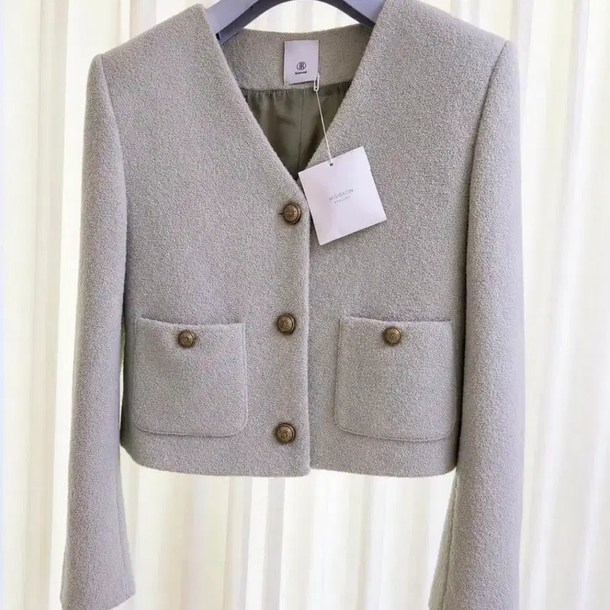 [BUNJANG] Blossom H Company V-Neck Jacket / 블러썸에이치컴퍼니 코 브이넥 자켓
