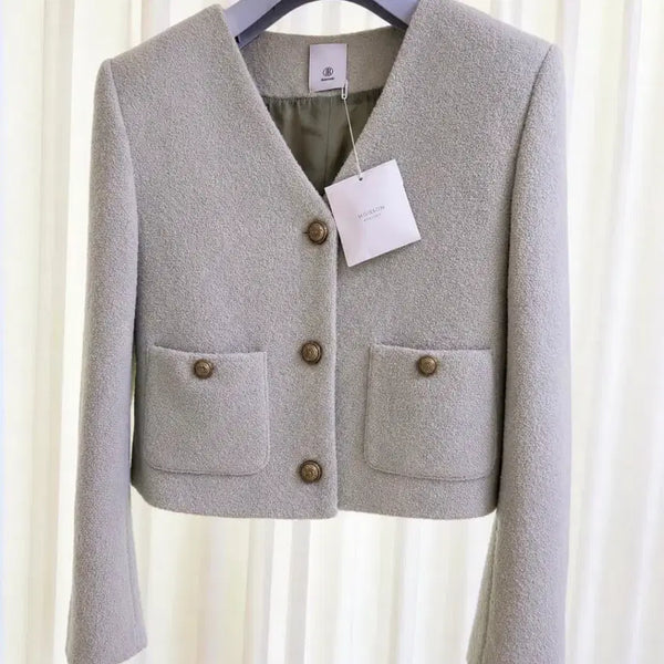 [BUNJANG] Blossom H Company V-Neck Jacket / 블러썸에이치컴퍼니 코 브이넥 자켓