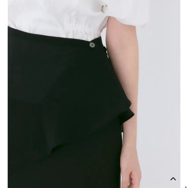[BUNJANG] Yuje Chiffon Layered Skirt Black / 유제(yuje) 쉬폰 레이어드 스커트 판매합니다(블랙)