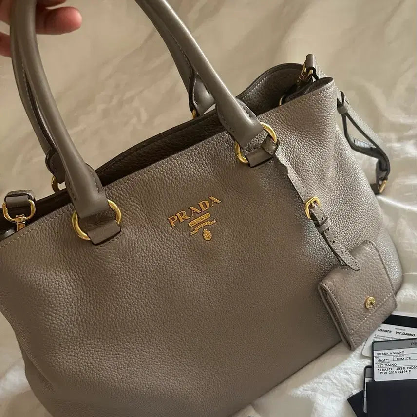 [BUNJANG] Prada Vitello Daino 2-Way Tote Bag / 프라다 1BA579 비텔로 다이노 2way 토트백