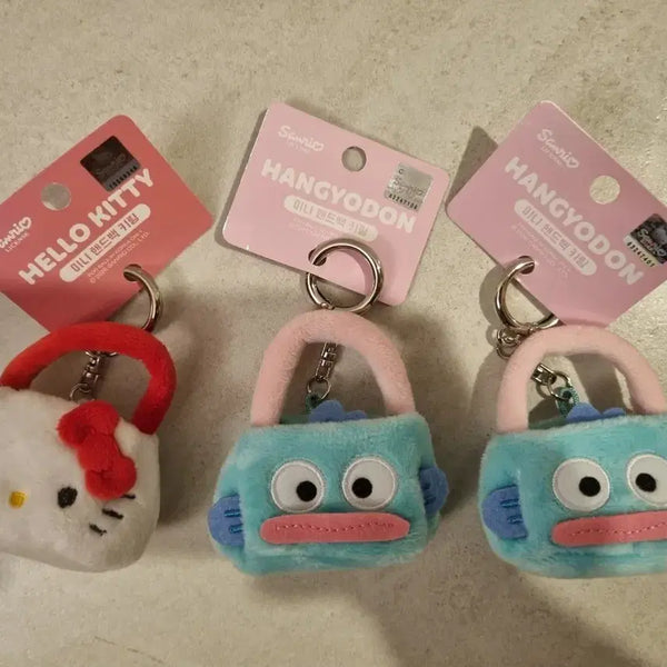 [BUNJANG] Sanrio Hello Kitty Hangyodon Mini Handbag Keychain / 미니 핸드백 키링 산리오 키티 헬로키티 한교동