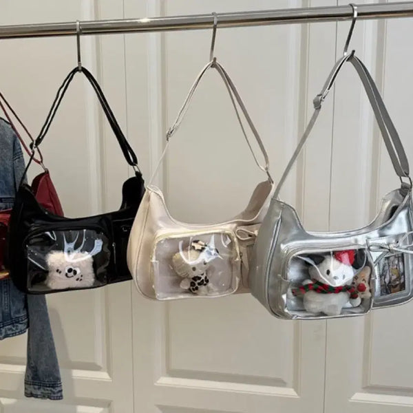 [BUNJANG] Ita Bag Shoulder Bag Mini Bag with Ribbon Detail / 새상품) 작은 이타백(?) 숄더백 콘서트 가방 오타쿠 가방 미니 이타백