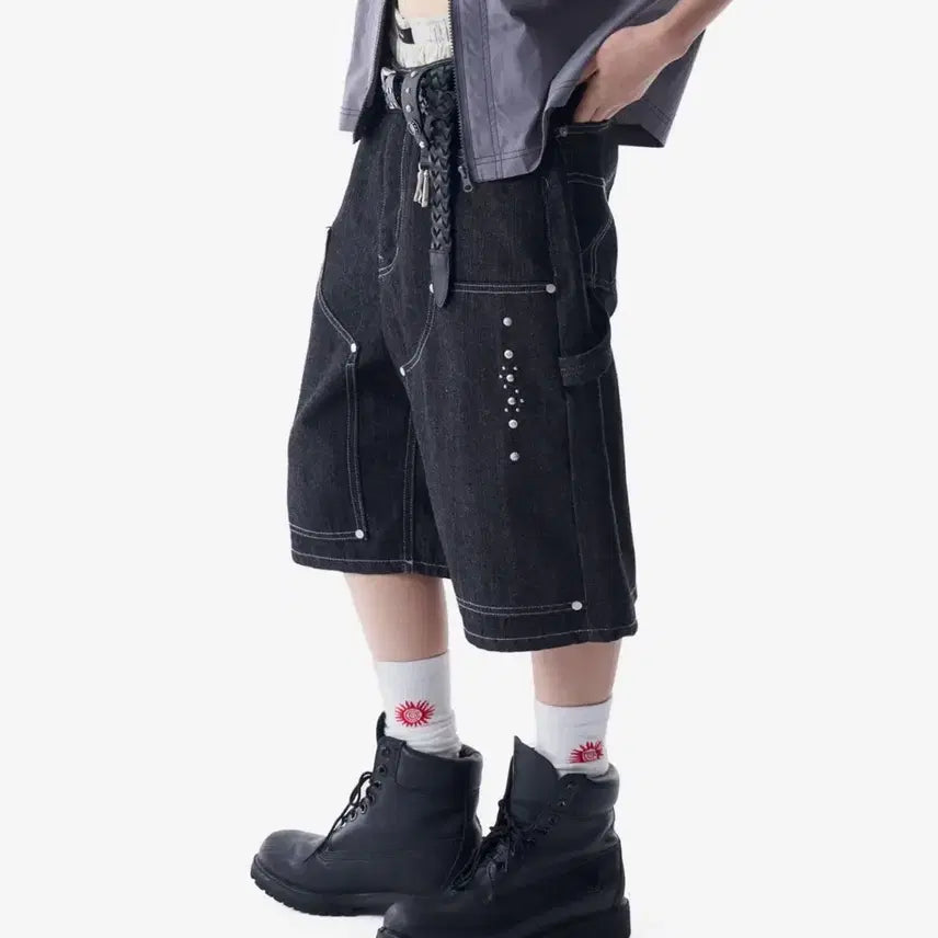 [BUNJANG] Akam Denim Shorts / 아캄 데님 팬츠 반바지