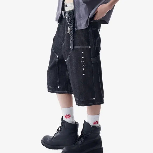 [BUNJANG] Akam Denim Shorts / 아캄 데님 팬츠 반바지