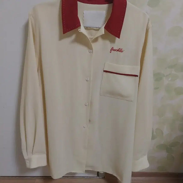 [BUNJANG] Freckle Bowling Shirt Yellow / 프레클 보울링 셔츠 옐로우