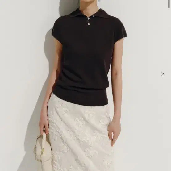 [BUNJANG] Sie Lia Cap Sleeve Knit Brown (M) / Sie 리아캡슬리브니트 브라운 M