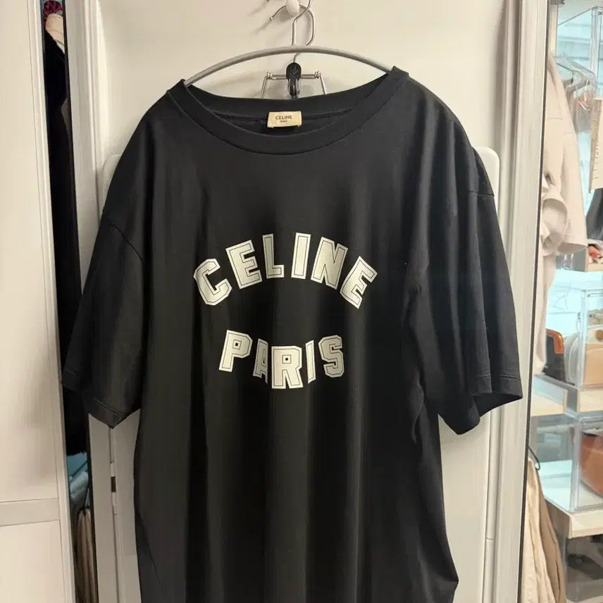 [BUNJANG] Celine Logo Short Sleeve T-Shirt XL / 셀린느 로고 반팔(XL)