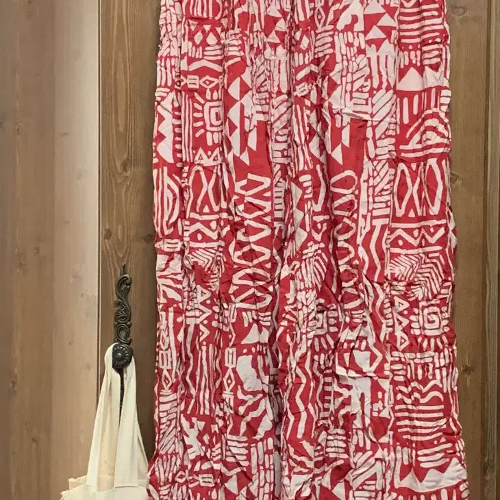 [BUNJANG] Patterned Long Skirt / 패턴 롱 스커트