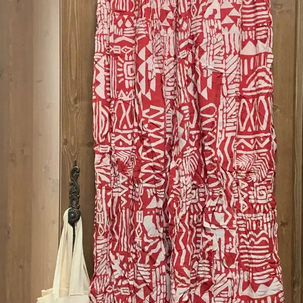 [BUNJANG] Patterned Long Skirt / 패턴 롱 스커트