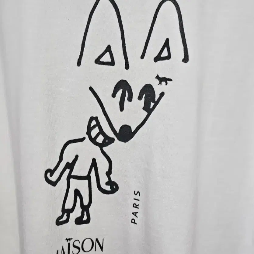 [BUNJANG] Maison Kitsuné T-shirt White / 메종키츠네 반팔티 화이트 M/L/XL