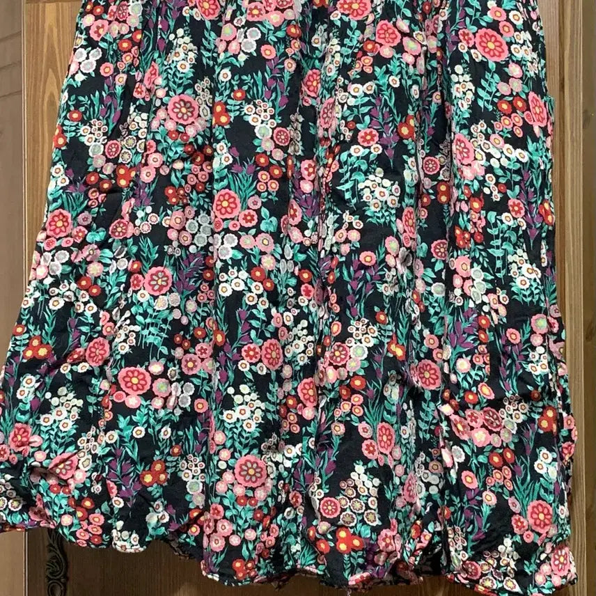 [BUNJANG] Floral Flare Skirt / 잔꽃 플레어 스커트